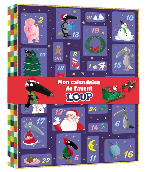 Mon calendrier de l'avant Loup. Avec 10 figurines