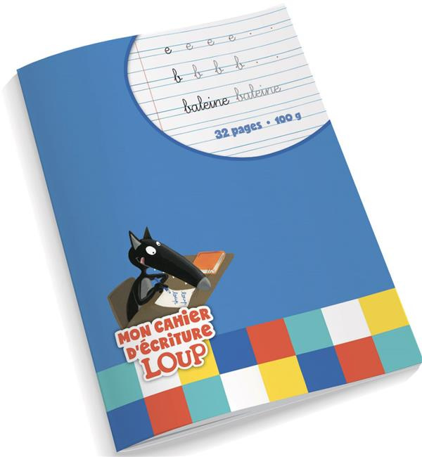 LOT DE 10 CAHIERS D'ECRITURE LOUP