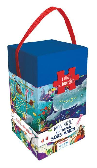 Mon puzzle du monde sous-marin. 1 puzzle de 100 pièces