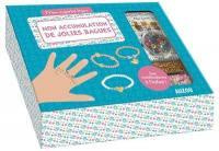 Coffret Mon accumulation de jolies bagues. Avec des perles de rocaille de plein de couleurs, des per