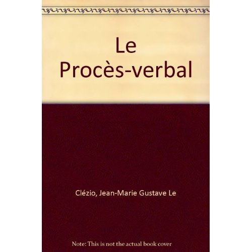 Le Procès-verbal