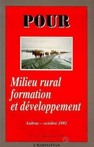 MILIEU RURAL FORMATION ET DEVELOPPEMENT