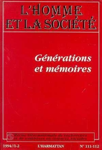 GENERATIONS ET MEMOIRES