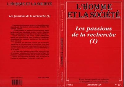 PASSIONS DE LA RECHERCHE T1(LES)