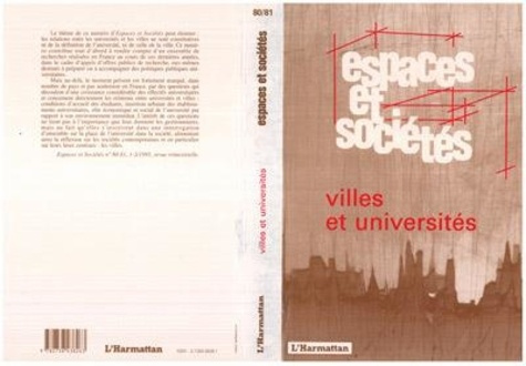 VILLES ET UNIVERSITES