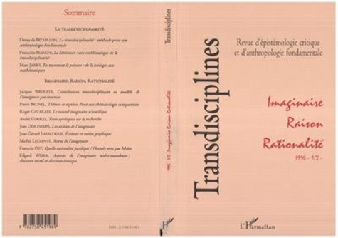 IMAGINAIRE RAISON RATIONALITE