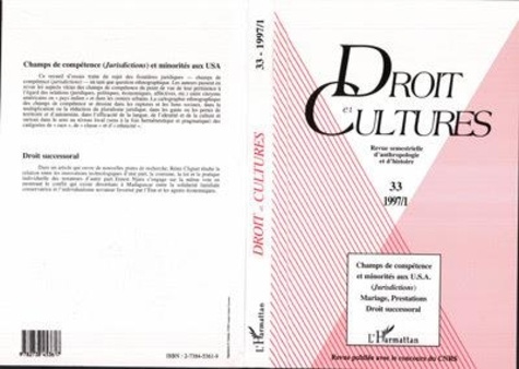 CHAMPS DE COMPETENCE ET MINORITES AUX USA