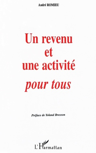 Un revenu et une activité pour tous
