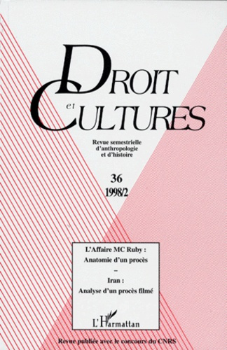 Droit et cultures N° 36 : L'AFFAIRE MCRUBY