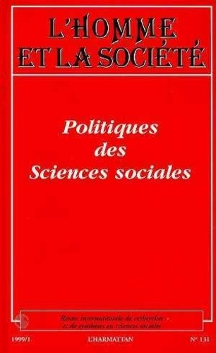 POLITIQUES DES SCIENCES SOCIALES