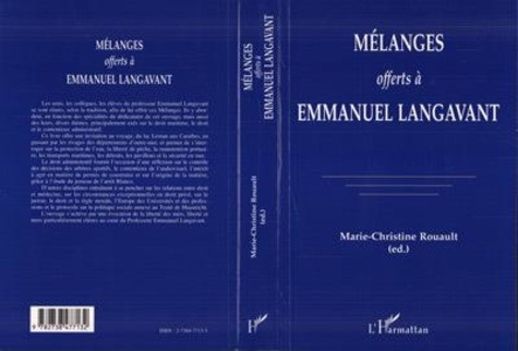 Mélanges offerts à Emmanuel Langavant