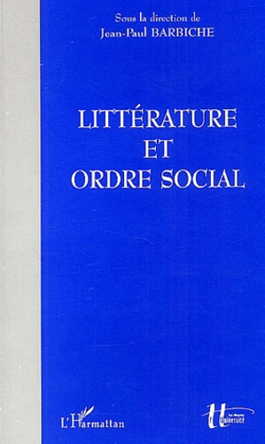 Littérature et ordre social