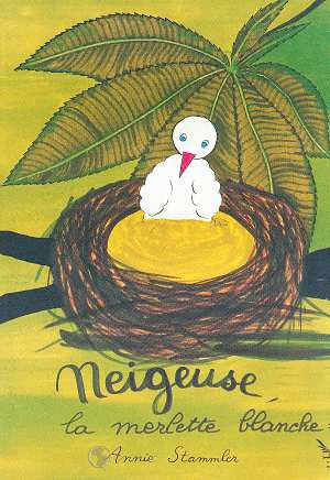 Neigeuse, la merlette blanche