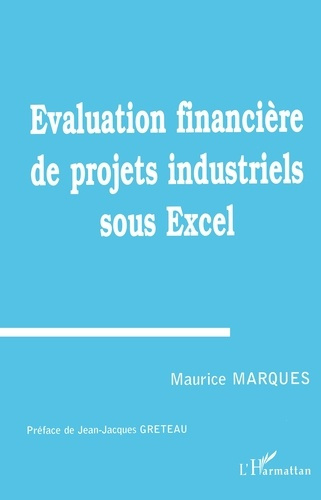 Évaluation financière de projets industriels sous Excel