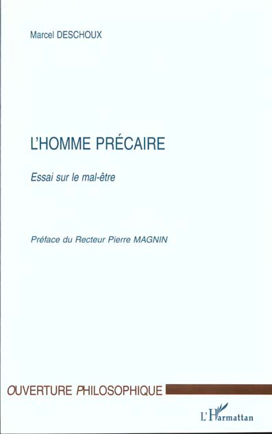 L'homme précaire. Essai sur le mal-être