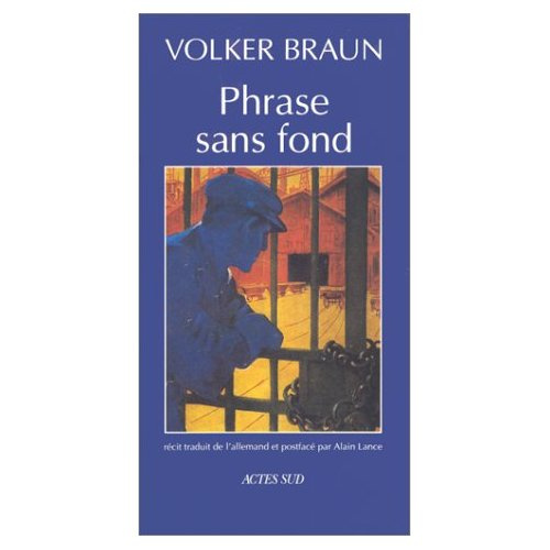 Phrase sans fond. Récit