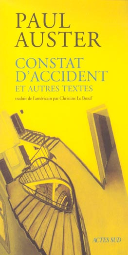 Constat d'accident et autres textes