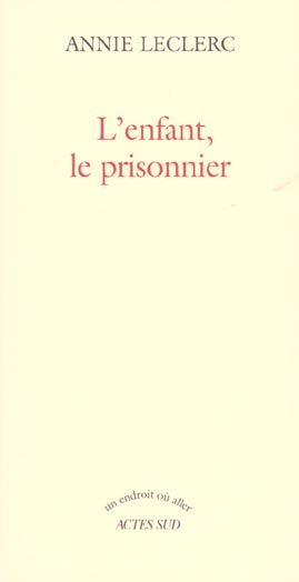 L'enfant, le prisonnier