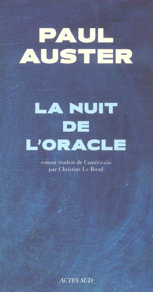 La nuit de l'oracle