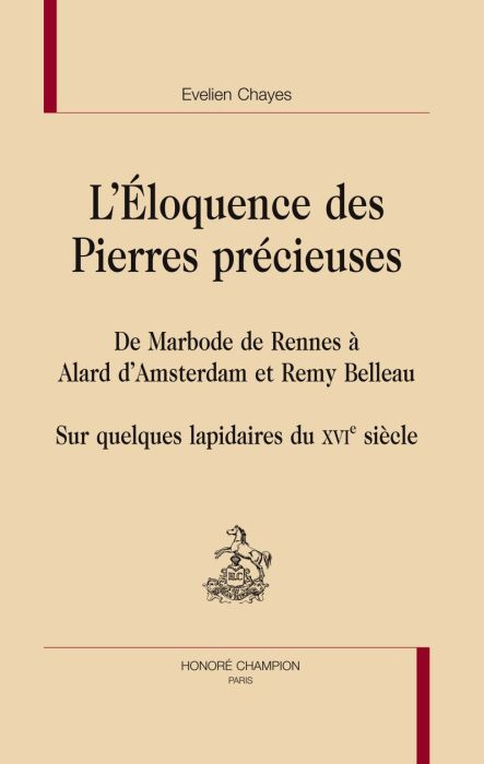 L'ELOQUENCE DES PIERRES PRECIEUSES.