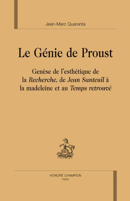 LE GENIE DE PROUST