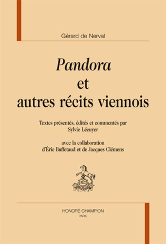 PANDORA ET AUTRES RECITS VIENNOIS