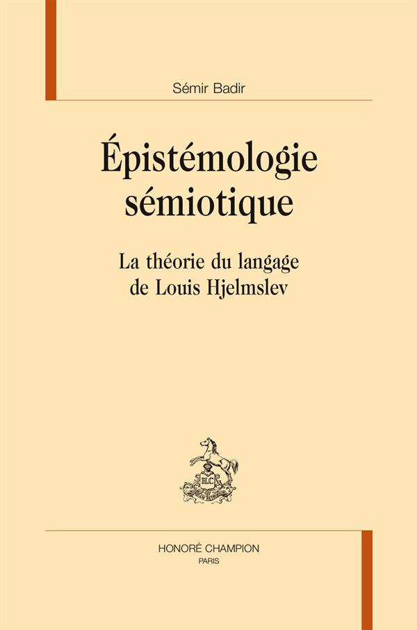 EPISTEMOLOGIE SEMIOTIQUE