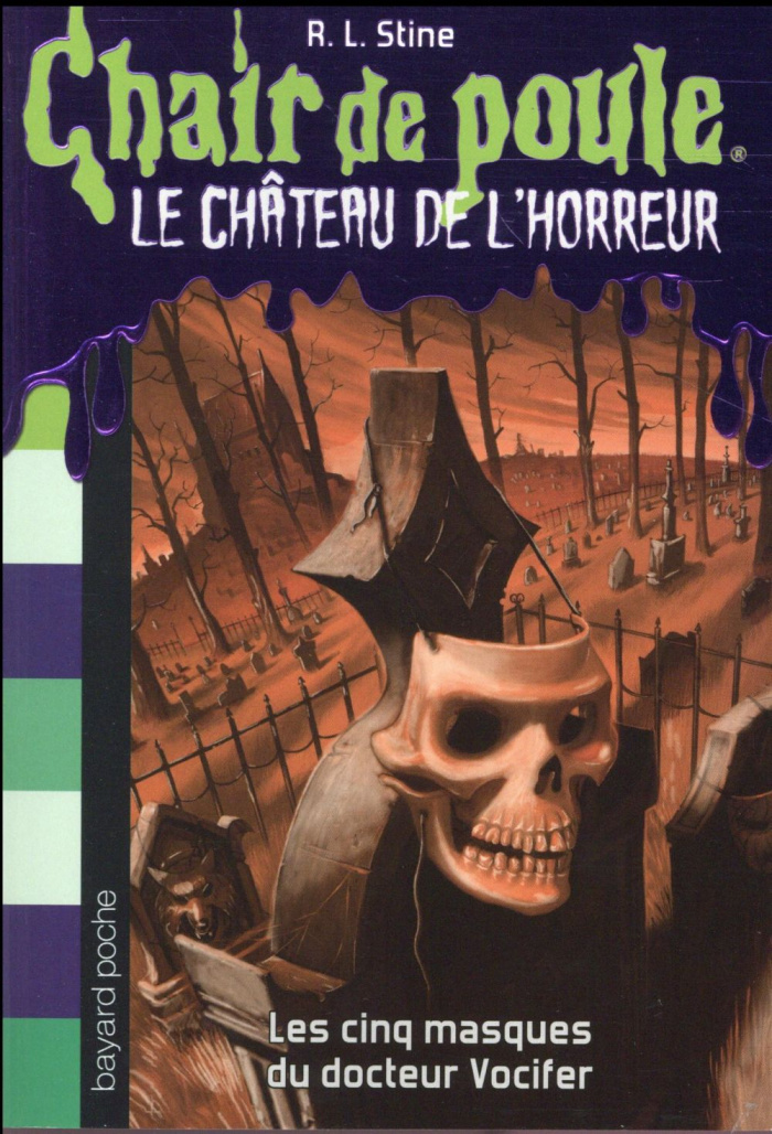 Chair de poule - Le château de l'horreur Tome 3 : Les cinq masques du docteur Vocifer