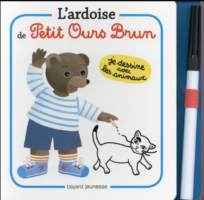 L'ardoise de Petit ours brun - Je dessine avec les animaux