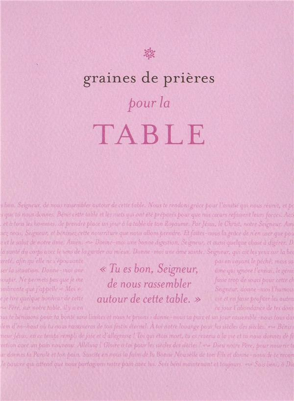 Graines de prières 3. Table