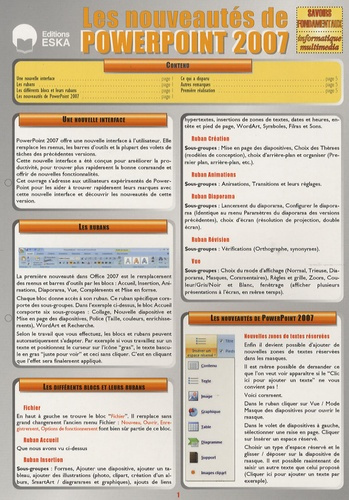 Les nouveautés de PowerPoint 2007