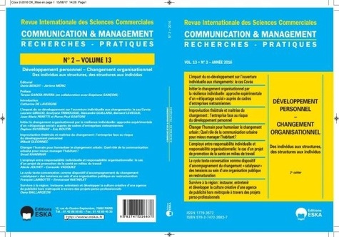 Communication et management Volume 13 N° 2/2016