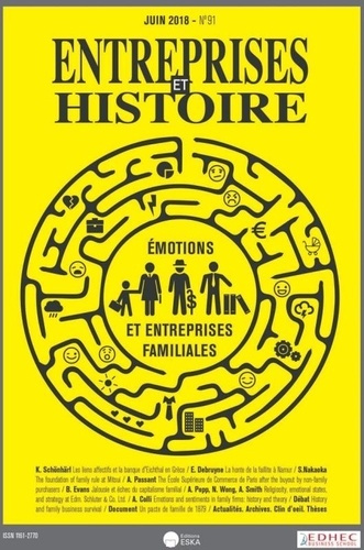Entreprises et Histoire N° 91, juin 2018 : Emotions et entreprises familiales