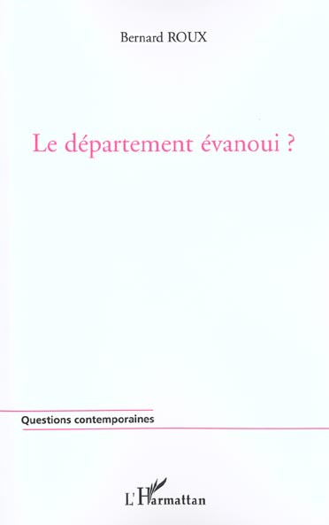 Le département évanoui ?