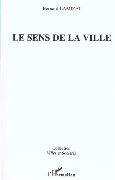 Le sens de la ville