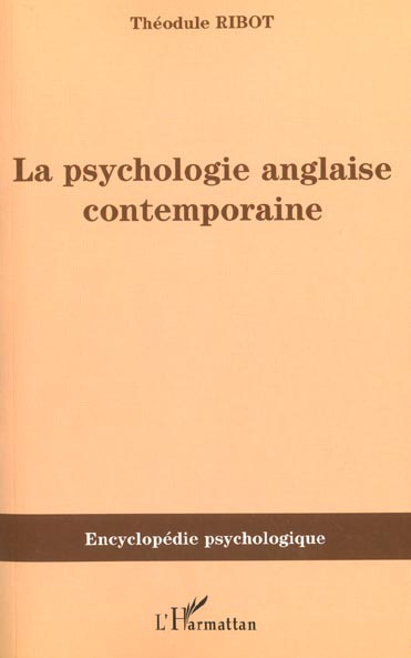 La psychologie anglaise contemporaine