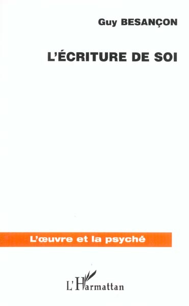 L'écriture de soi