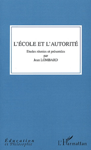 L'école et l'autorité