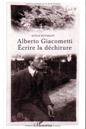 Alberto Giacometti : écrire la déchirure