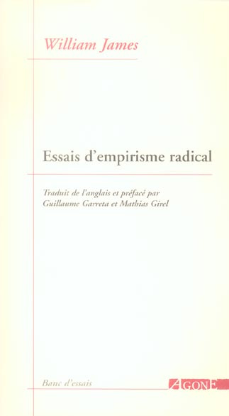 Essais d'empirisme radical