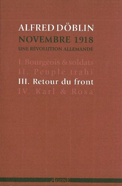 Novembre 1918, une révolution allemande Tome 3 : Retour du front