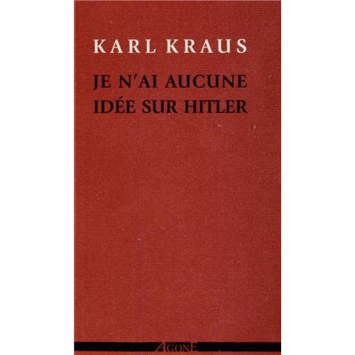 Je n'ai aucune idée sur Hitler
