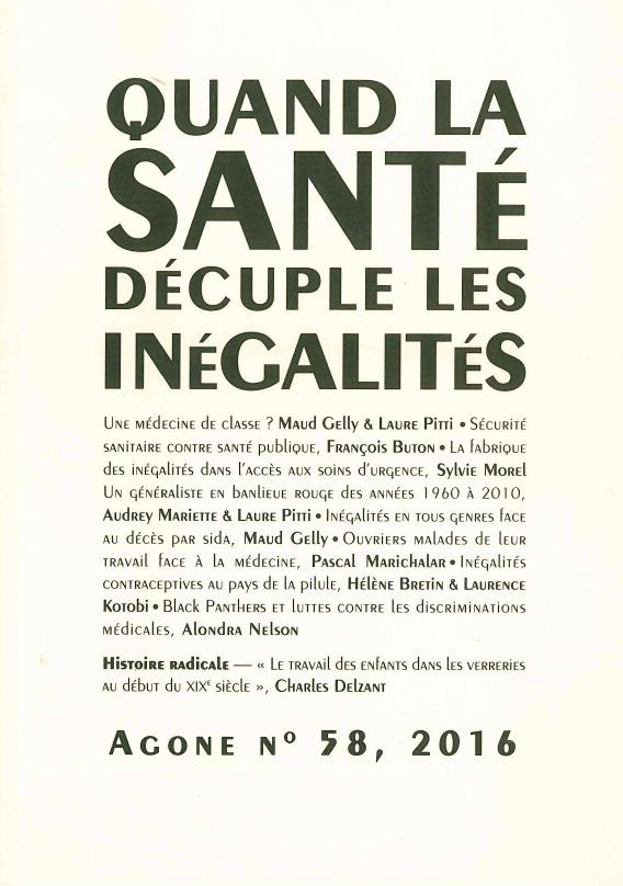 Agone N° 58 : Quand la santé découple les inégalités