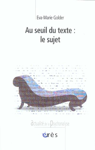 Au seuil du texte : le sujet