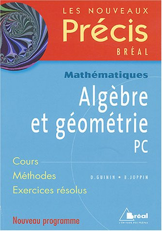 Algèbre et géométrie PC