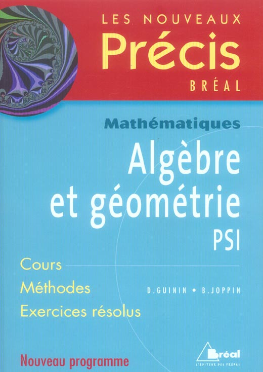 Algèbre et géométrie PSI
