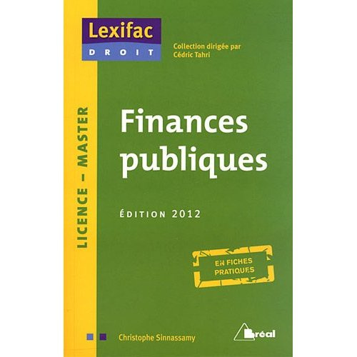 Finances publiques. Edition 2012