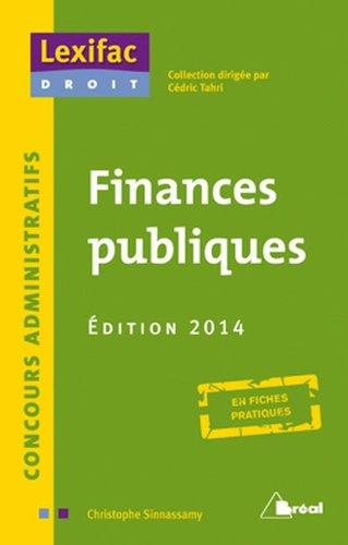 Finances publiques. Edition 2014