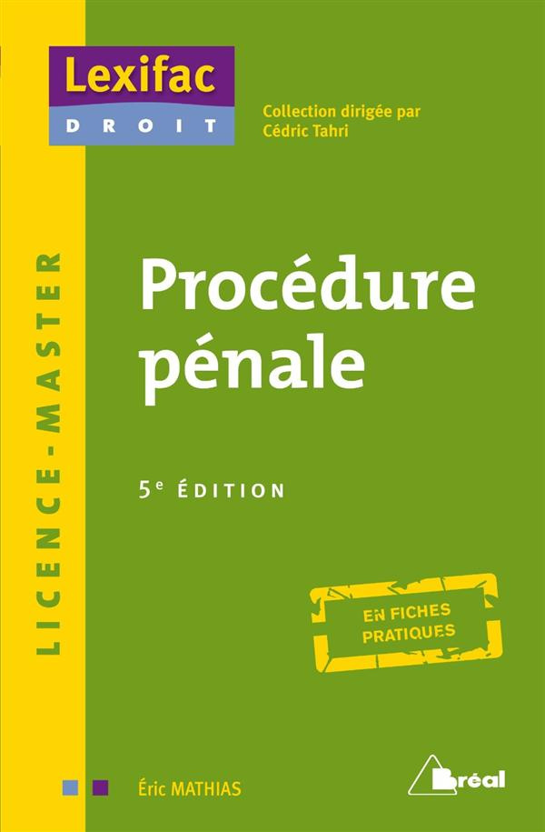 Procédure pénale. 5e édition