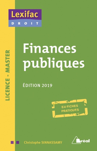 Finances publiques Licence-Master. Edition 2019